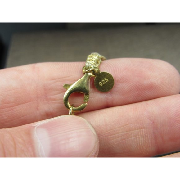 8" Sterling Silver & Cord Various Real Pearls Bracelet Vintage Elegant Beautiful - Picture 3 of 5